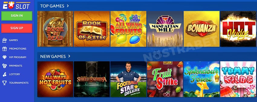 Sichere Euslot Casino App